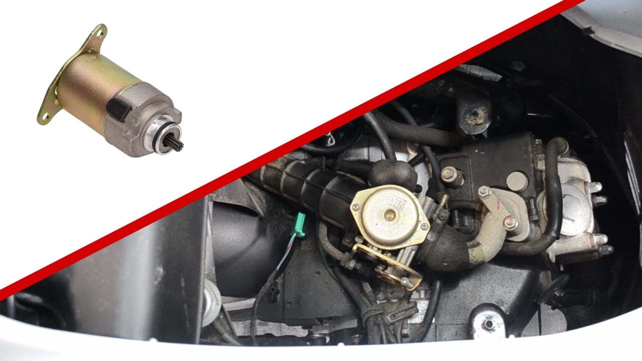 Startmotor vervangen | Sym Mio