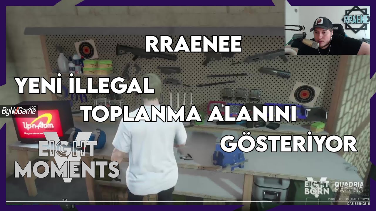 Eightborn V - RRaenee Yeni İllegal Toplanma Alanını G&ouml;steriyor