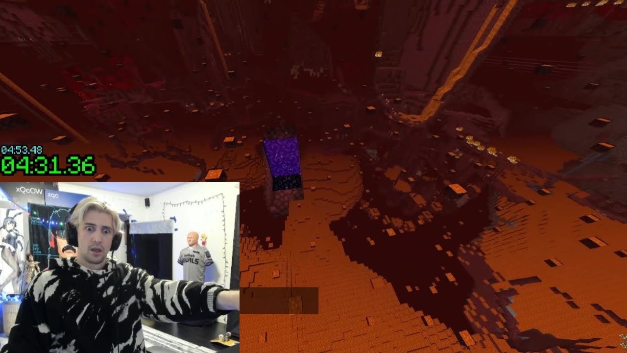 xQc gets perfect timing with the song