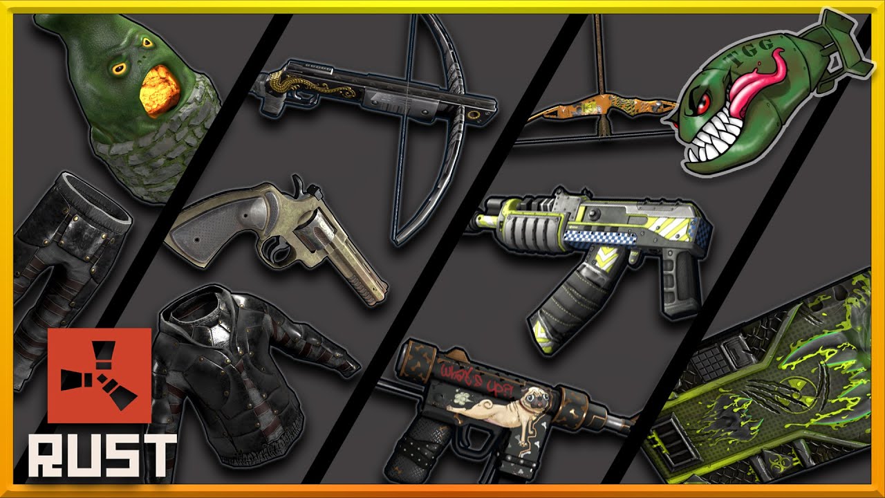 Rust Skins | Copper AR, Hardsuit Cloths, Frog Furnace, Good Boy SMG, Toxic Wolf SMD #310