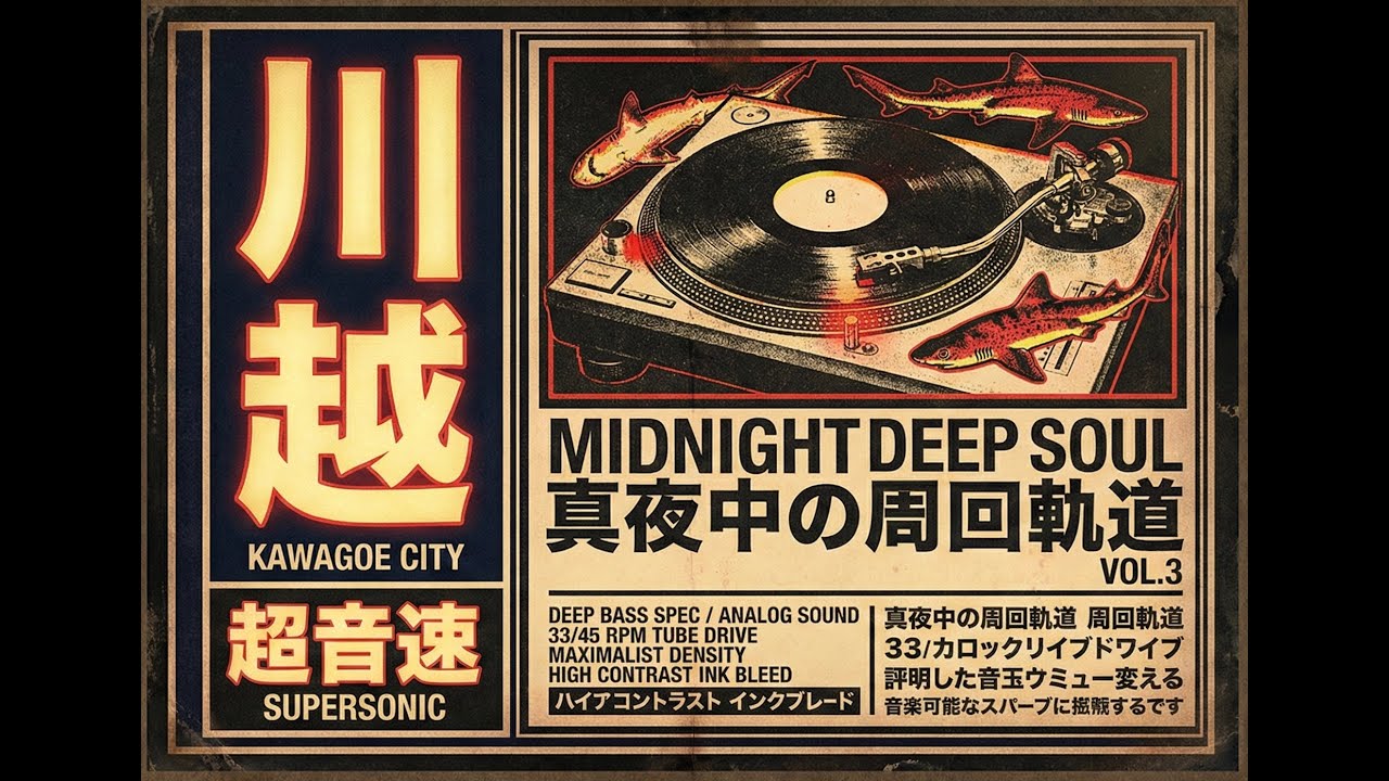 SUPERSONIC KOBANZAME Vol.3 | Dark Psychedelic Soul [ Night Drive / Deep Focus ]