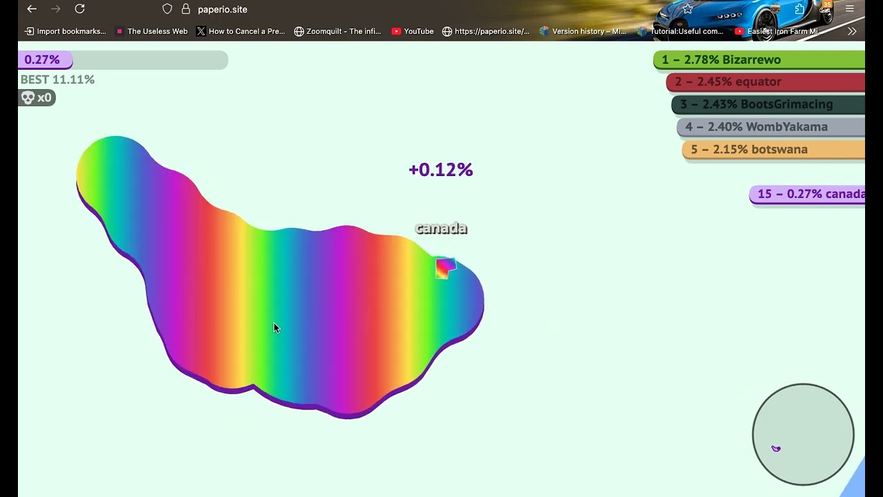 playing paper.io