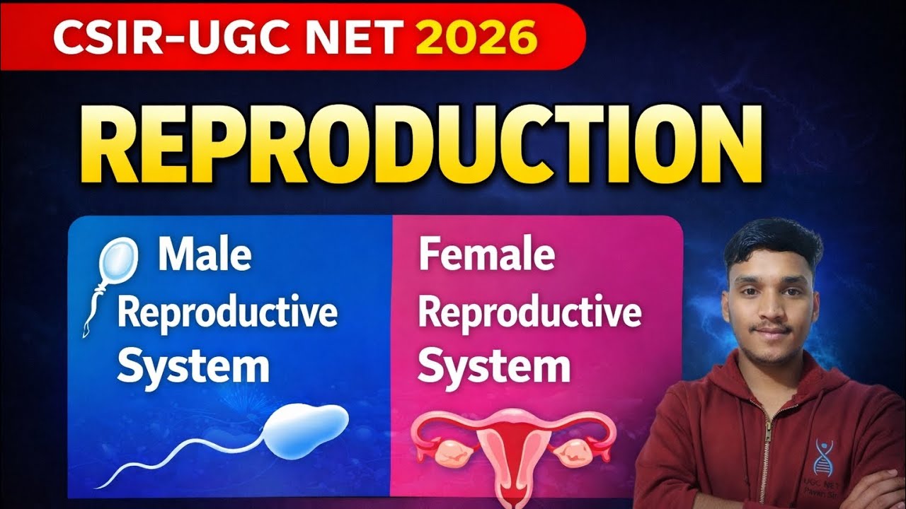 Reproduction CSIR-UGC NET life science 💥💯📖Complete Concepts and class in hindi 📖
