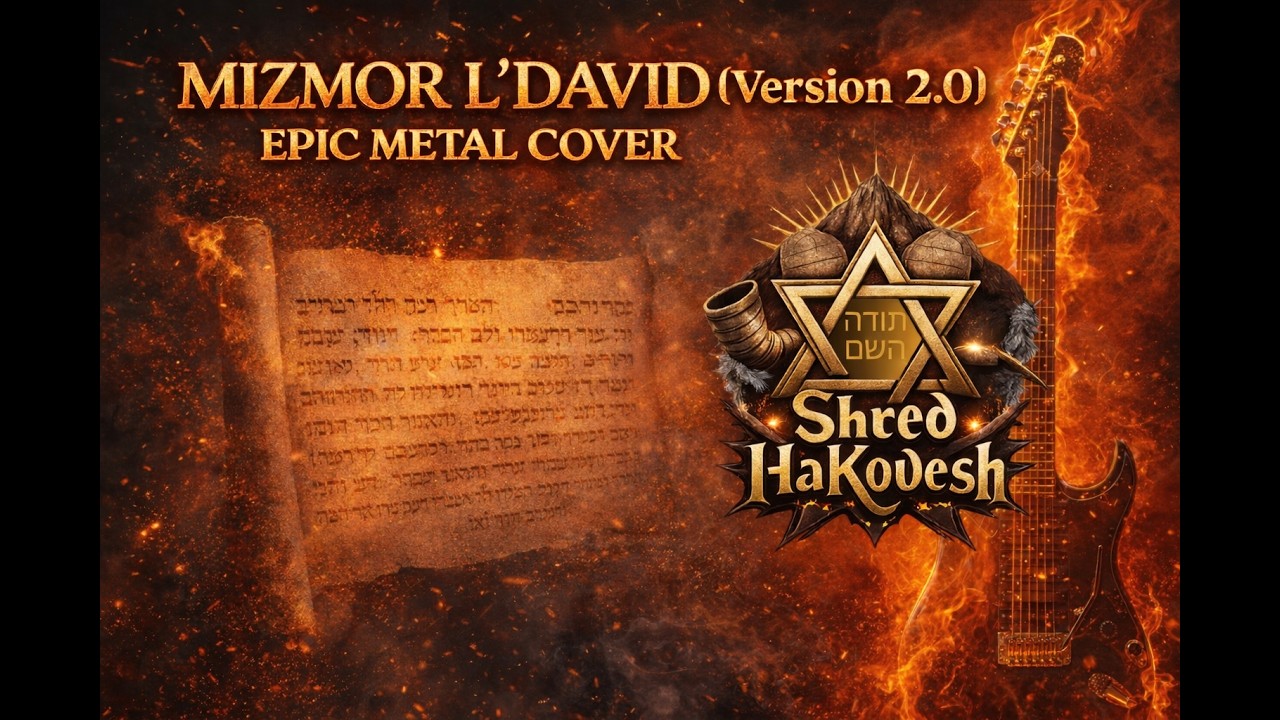 Mizmor L'david | מזמור לדוד (Version 2.0) — Epic Metal Cover | Shred HaKodesh