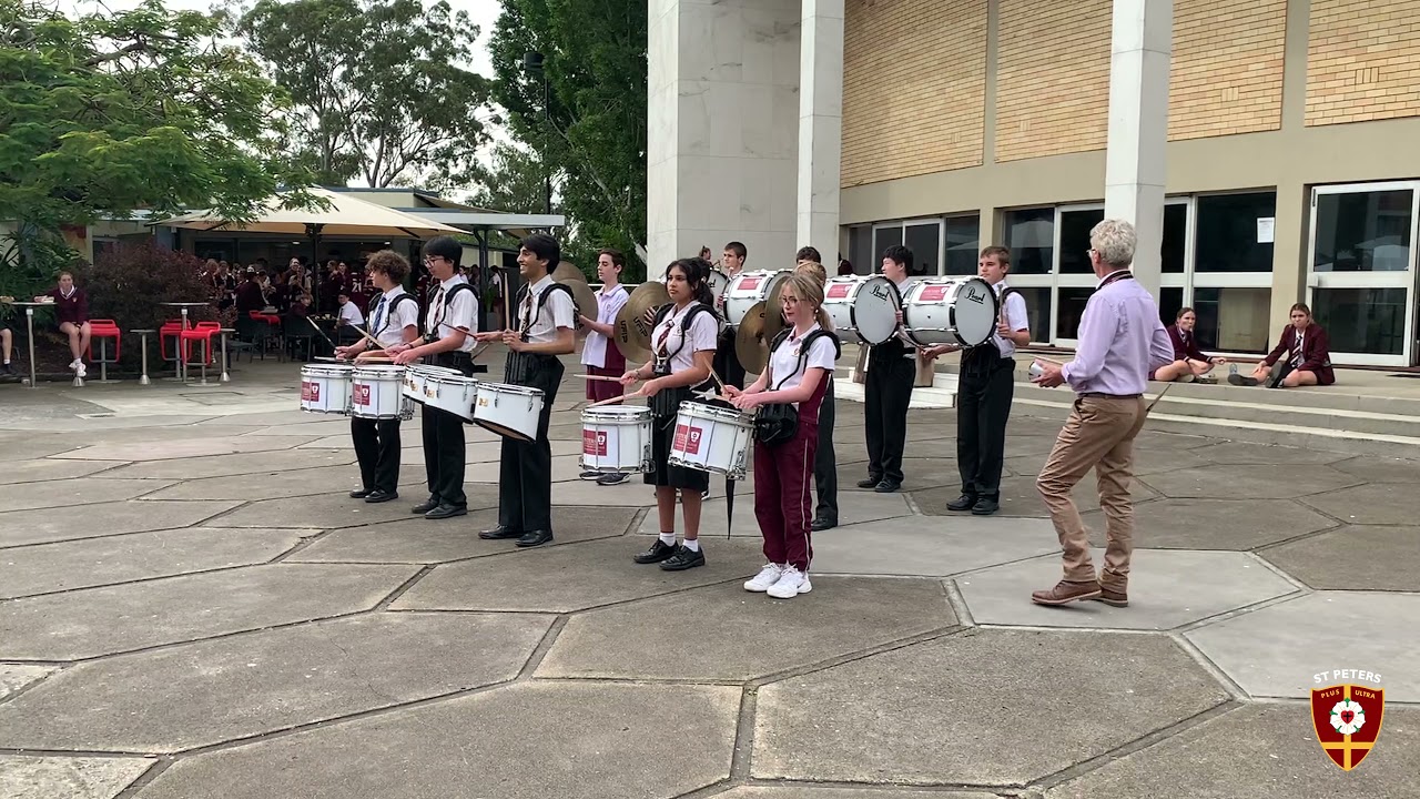 Drumline start 'St Peters Celebration Month' - 2021