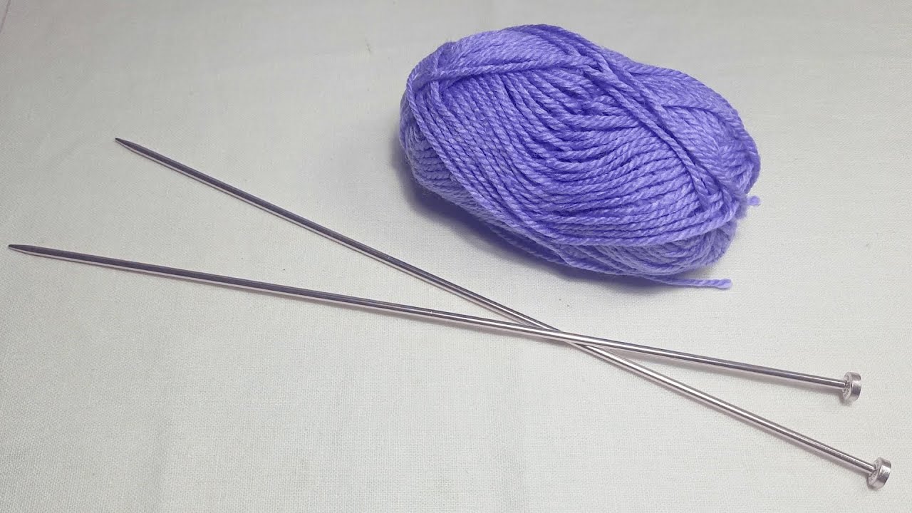 Knitting for beginners | Tutorial |Loop on hook