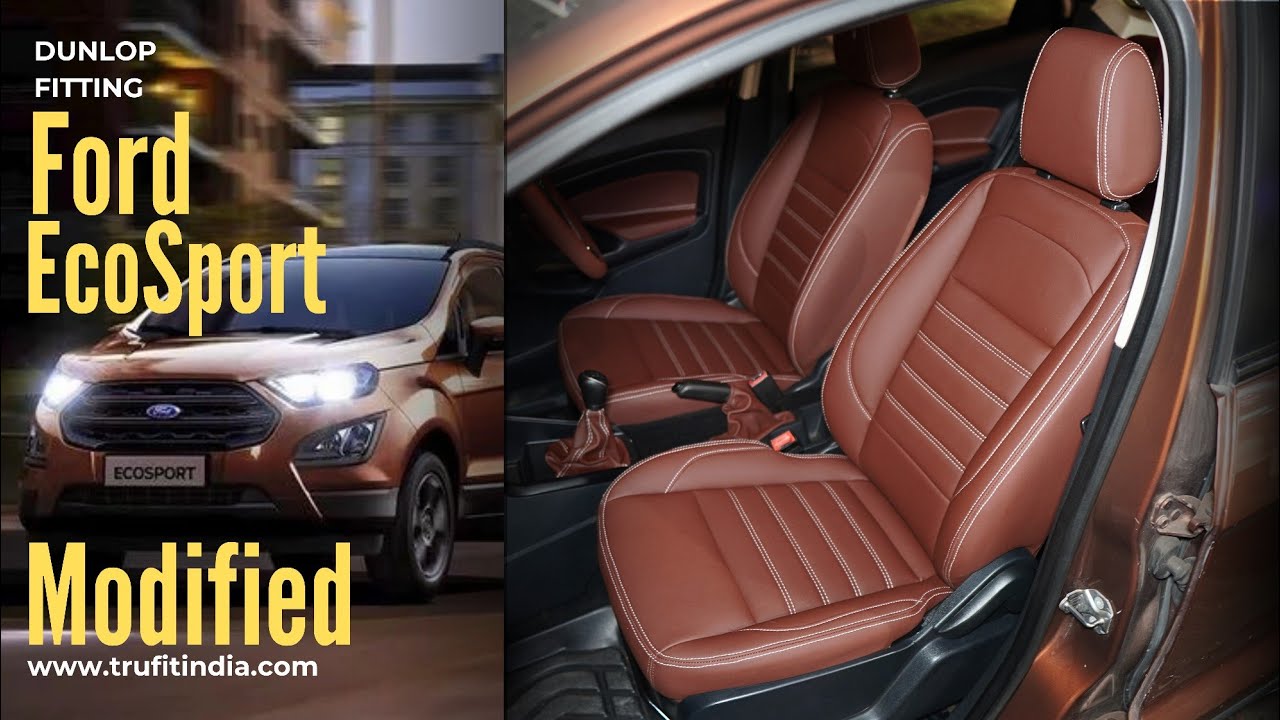 Ford EcoSport Modified | Dunlop Fitting | Car Modification | Alpha 2 Leather | truFIT