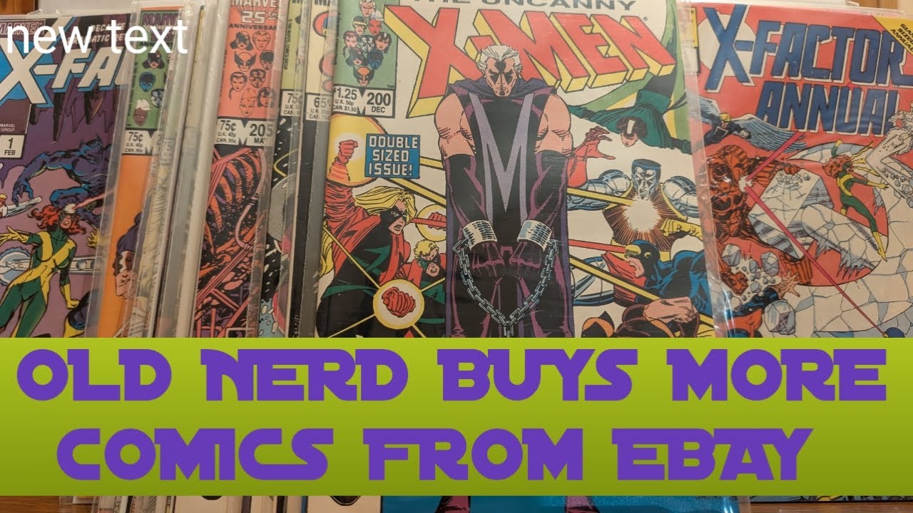 OLD NERD BUYS COMICS FROM EBAY
