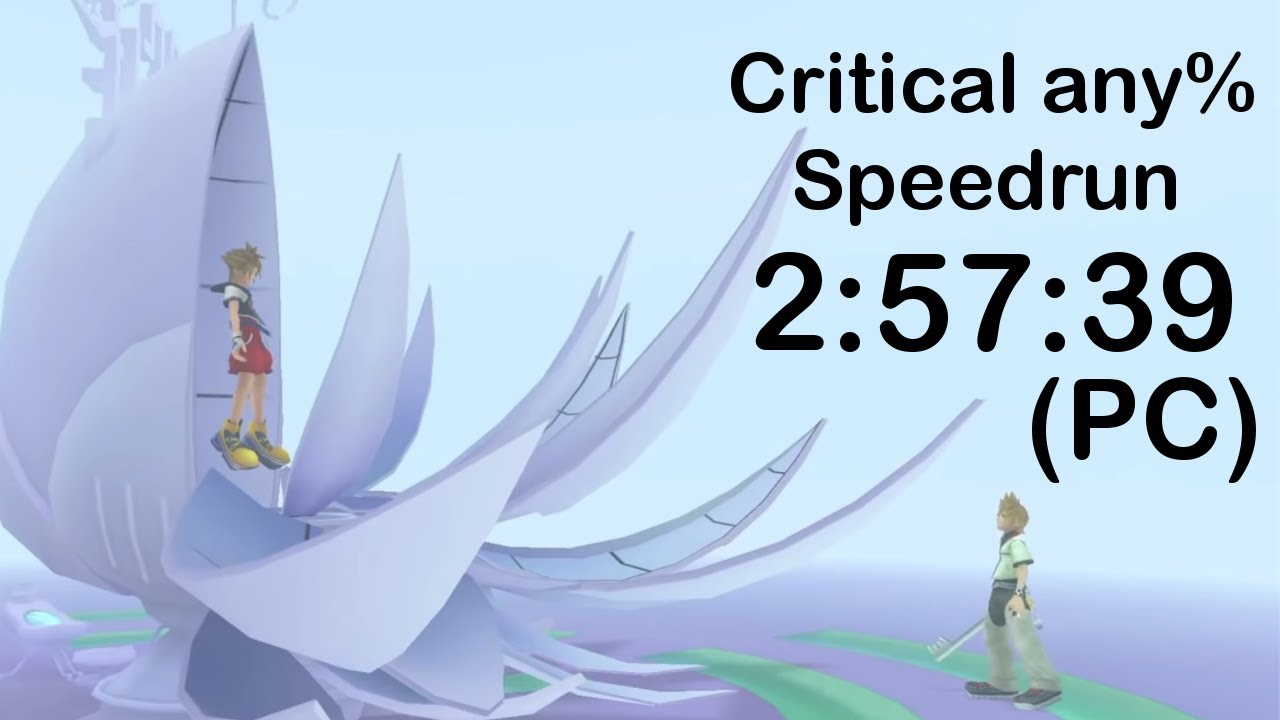 KH2 Crit any% Speedrun on PC in 2:57:39