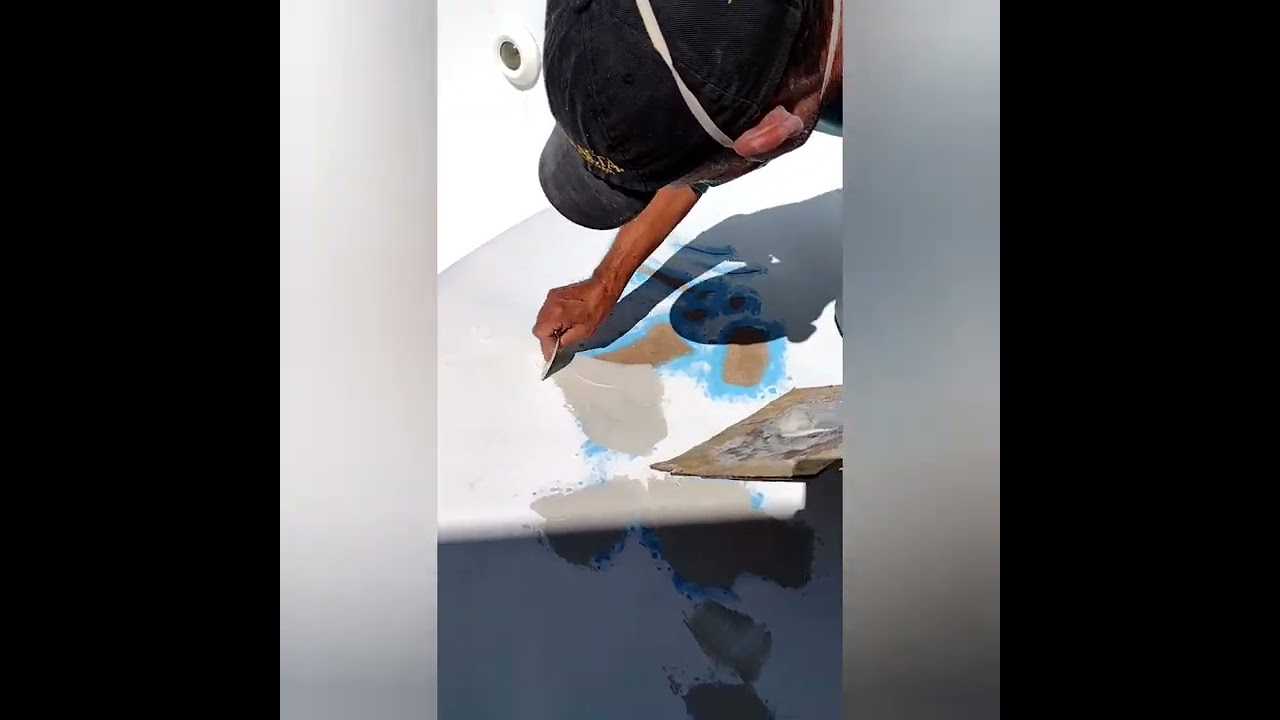 REPARO EM PISCINA QUEBRADA, PASSO A PASSO DE COMO FAZER O CONSERTO DA PISCINA DE FIBRA, ASSIS/SP.