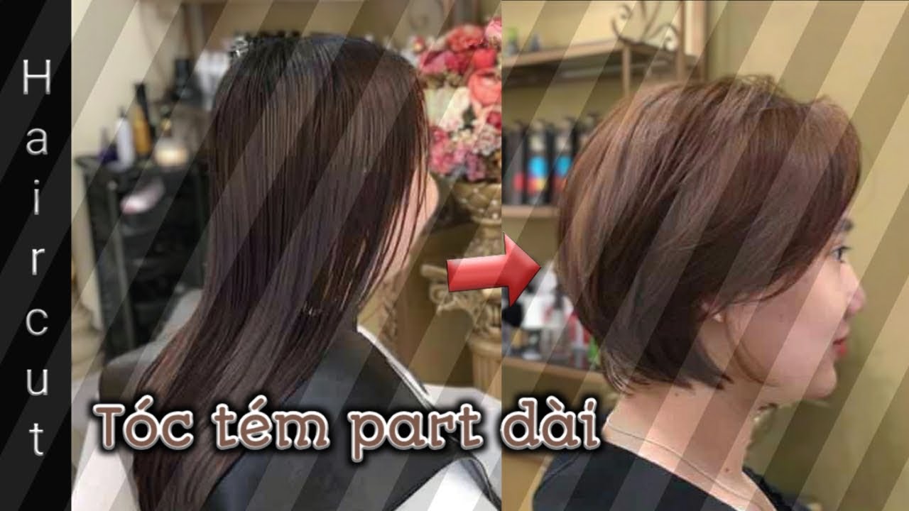 Hướng Dẫn Cắt Tóc Tém Part Dài | How To Cut Short Hair | Hairstyle Tutorial
