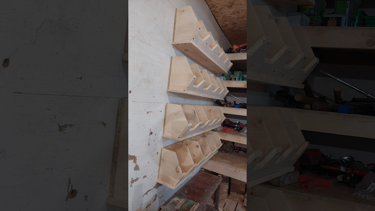 Simple Screw Organizer DIY #handmade #woodworking #wooddesigner #wood #woodscraft #diy #woodwork