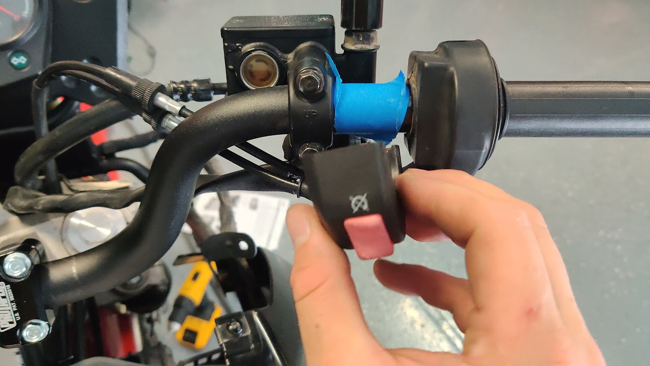 Aftermarket motorcycle handlebar hack!