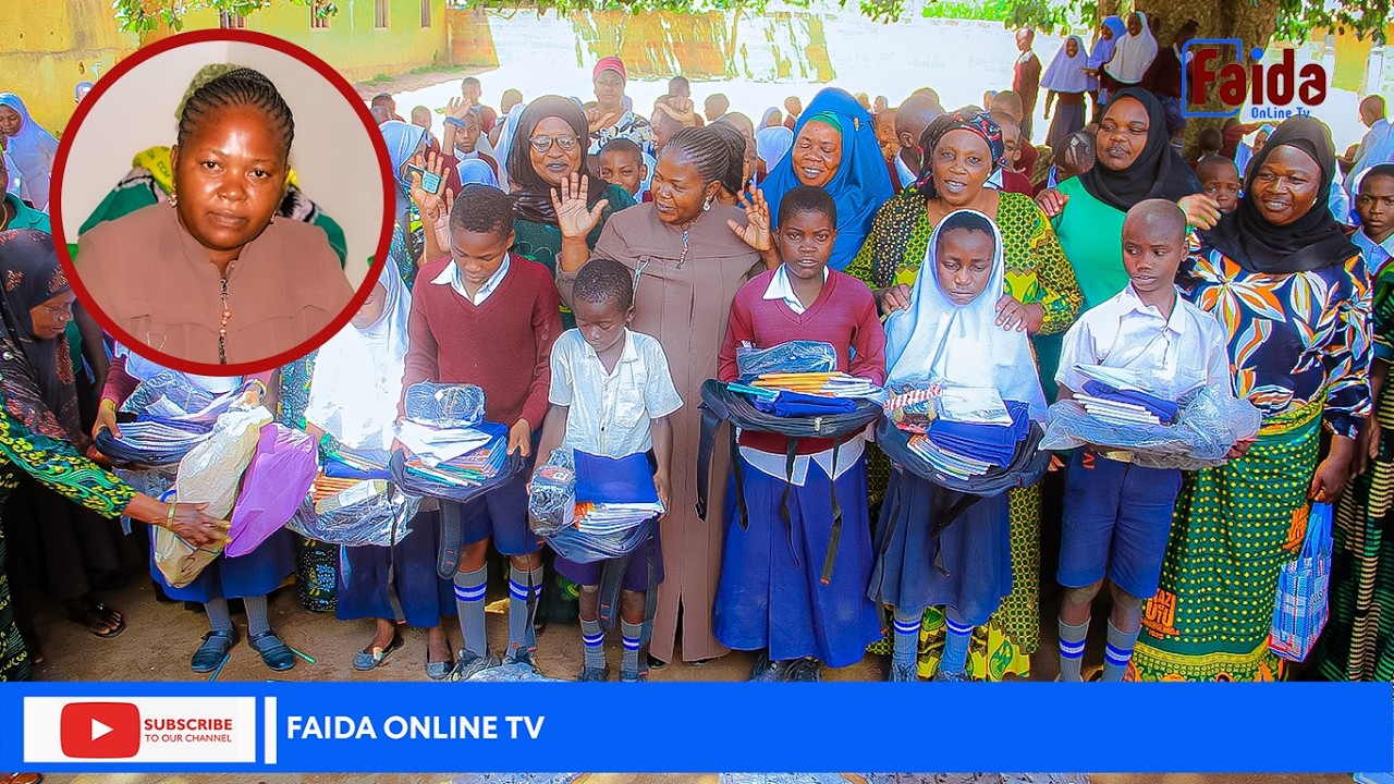 MHE. MAPALILO ATOA ZAWADI KWA WANAFUNZI NA WALIMU SHULE YA MSINGI ALIYOSOMA WILAYANI NEWALA