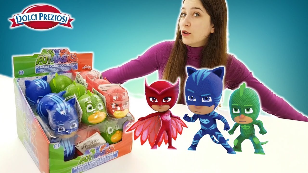 Teste Pj Masks: Dolci Preziosi Sfida Con I Super Pigiamini - Challenge Con Le Caramelle