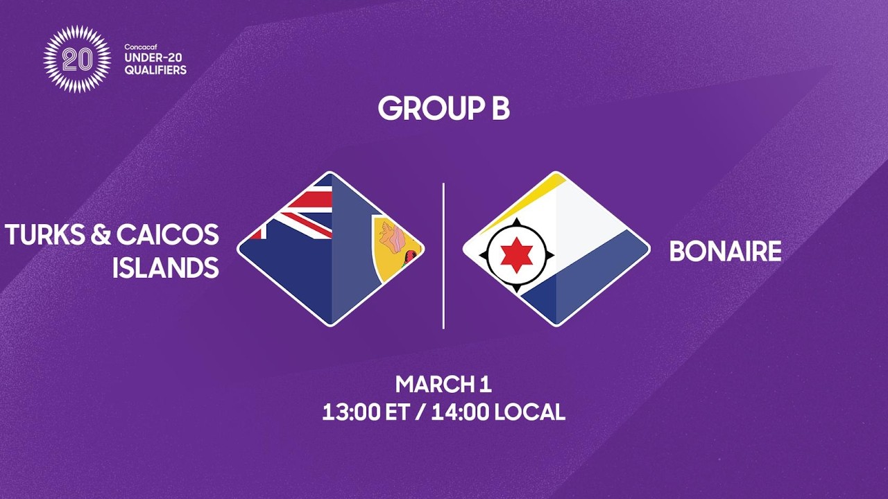 Turks & Caicos Islands vs Bonaire | 2026 Concacaf Under-20 Qualifiers