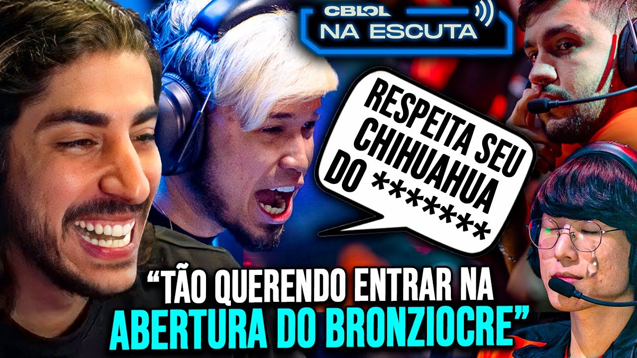 BAIANO REAGE NA ESCUTA: SIM, A ABERTURA DO BRONZIOCRE TÁ PRONTA! | Playoffs CBLOL (2ª Semana)
