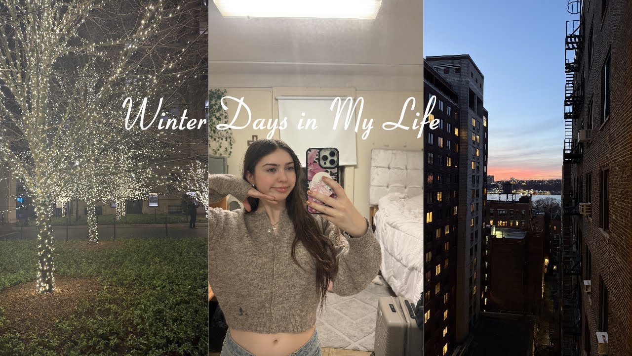 columbia university student winter days in my life