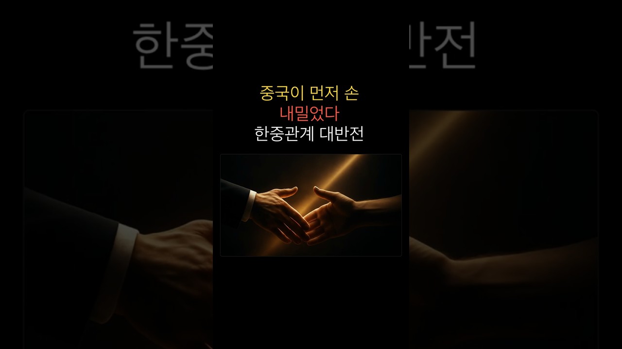 [심층분석] 중국이 먼저 손 내밀었다&hellip;한중관계, 지금 완전히 달라지고 있습니다 | 2026.04.02