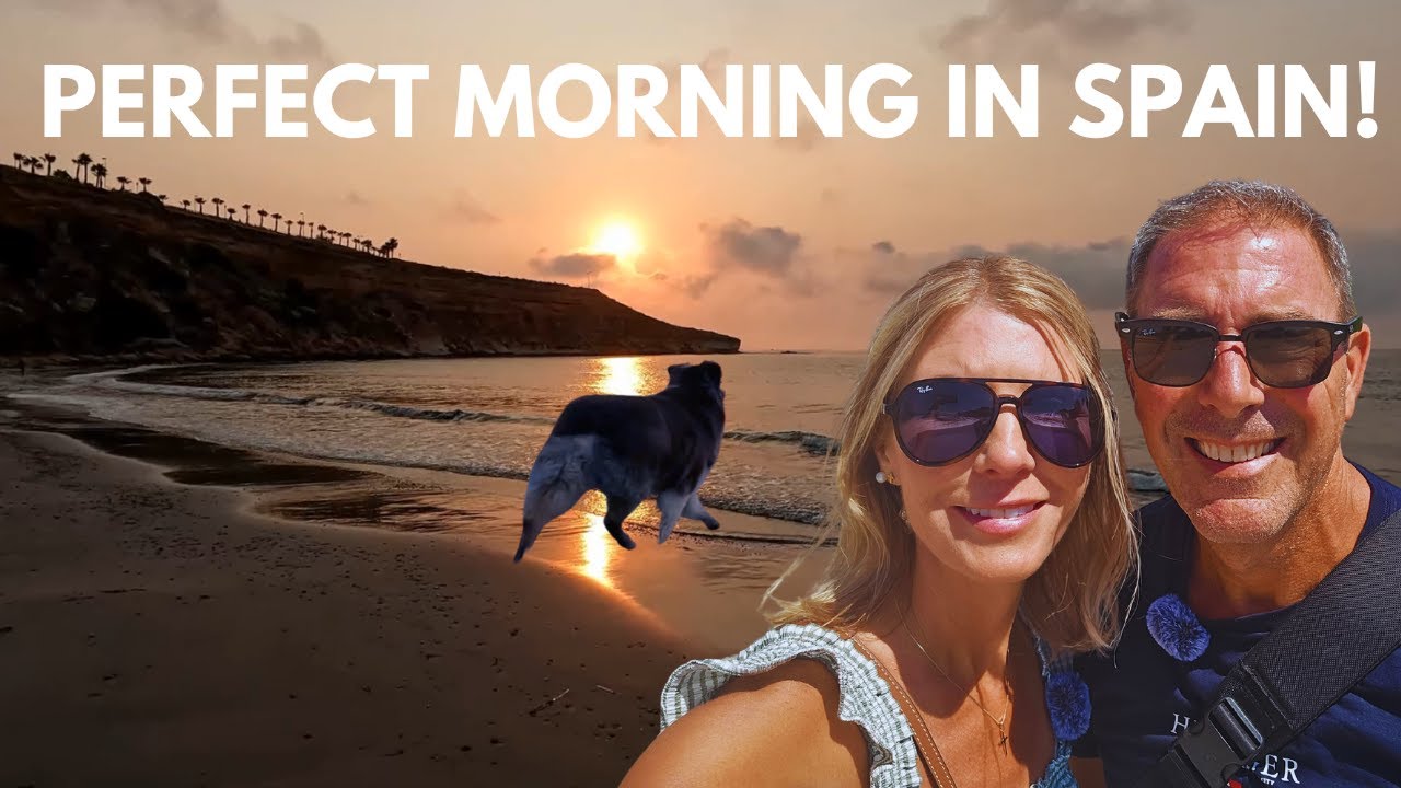 Our PERFECT Morning in Spain 🇪🇸 | Swim, Run, Dogs, Coffee & the Path is FINALLY Open! | EP 48