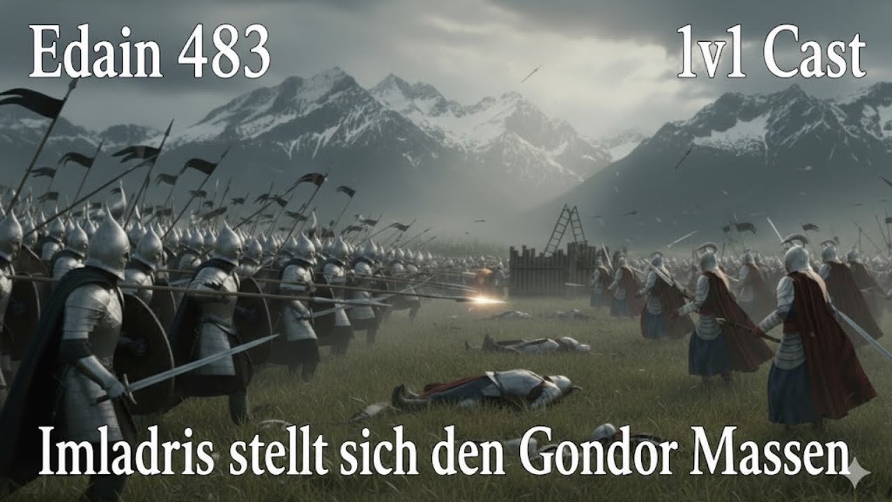 Fubuky (Gondor) vs Alchemist (Imladris) 1v1 Replay Cast Edain Mod 4.8.3 Schlacht um Mittelerde 2 AdH
