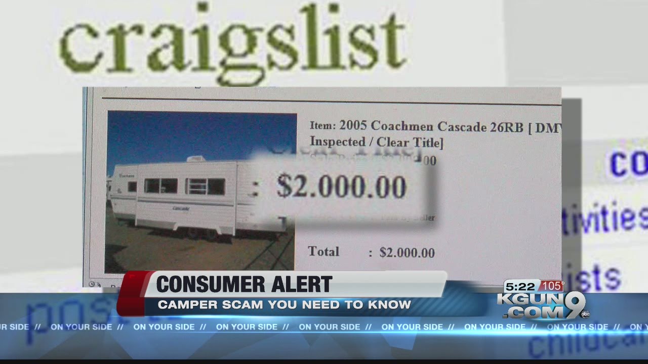 90YS Consumer Alert: Camper scams through Craigslist
