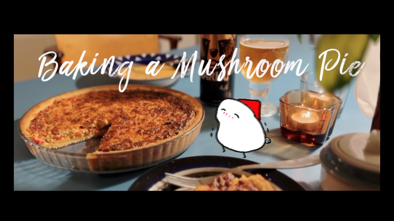 Going mushroom picking in the forest to make mushroom pie
