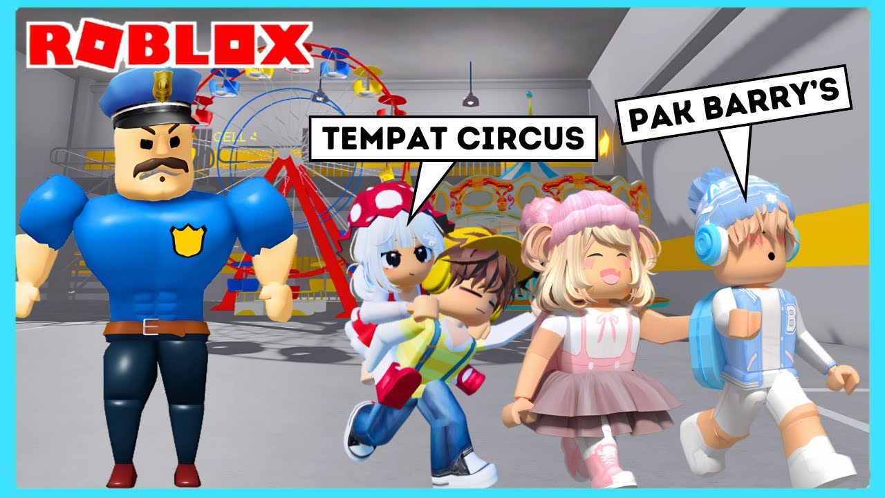 Aku Dan Adiku Menemukan Penjara Circus Pak Barry's Di Roblox Brookhaven ft @Shasyaalala