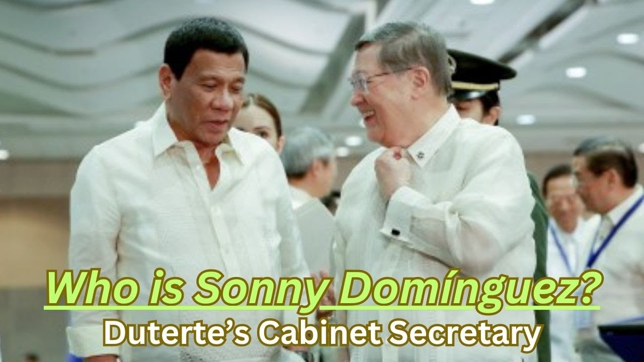 Sonny Domínguez | Filipino Businessman, Minister of Natural Resources, and Secretary of Finance