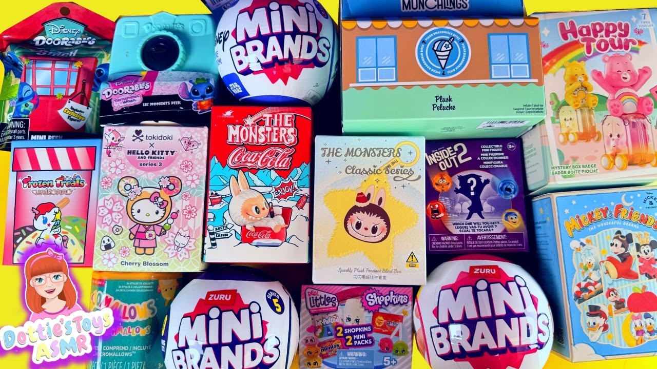 💜 LABUBU! ASMR Blind Bags Mystery Toys Unboxing! NO TAPPING No Music No Talking ODDLY Satisfying 💜