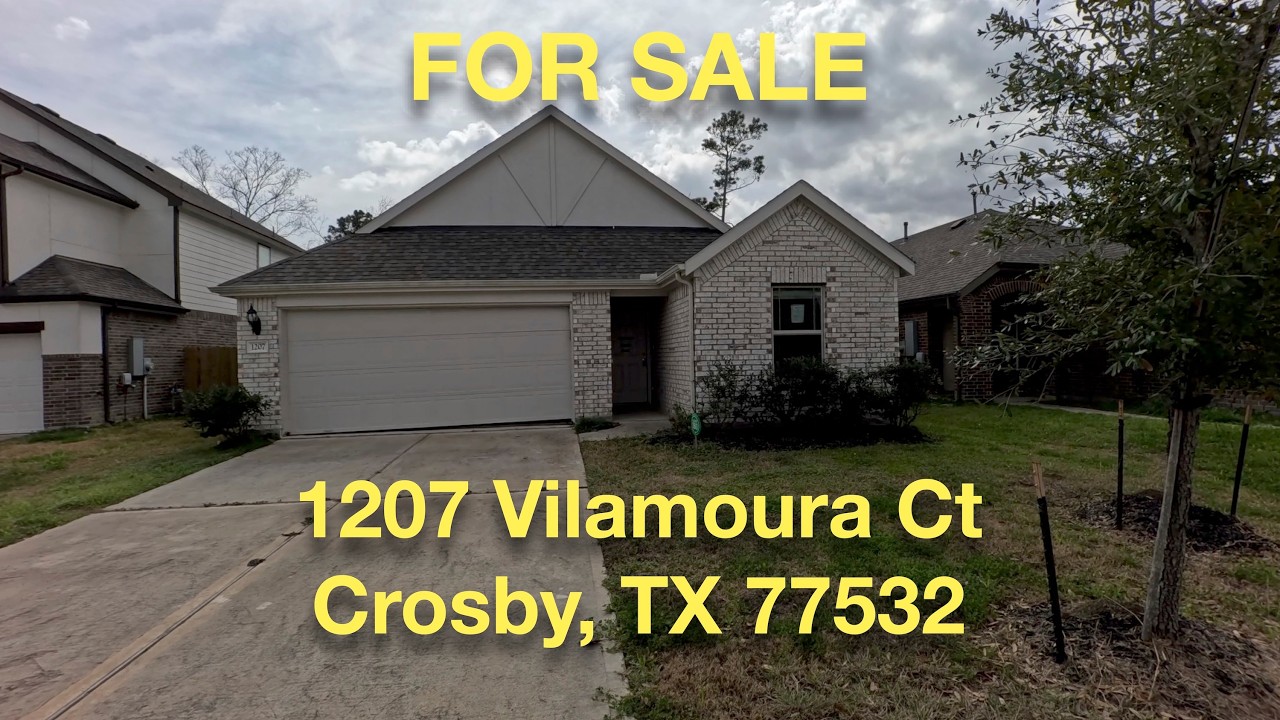Crosby HUD Homes -- HUD King tours 1207 Vilamoura Ct.
