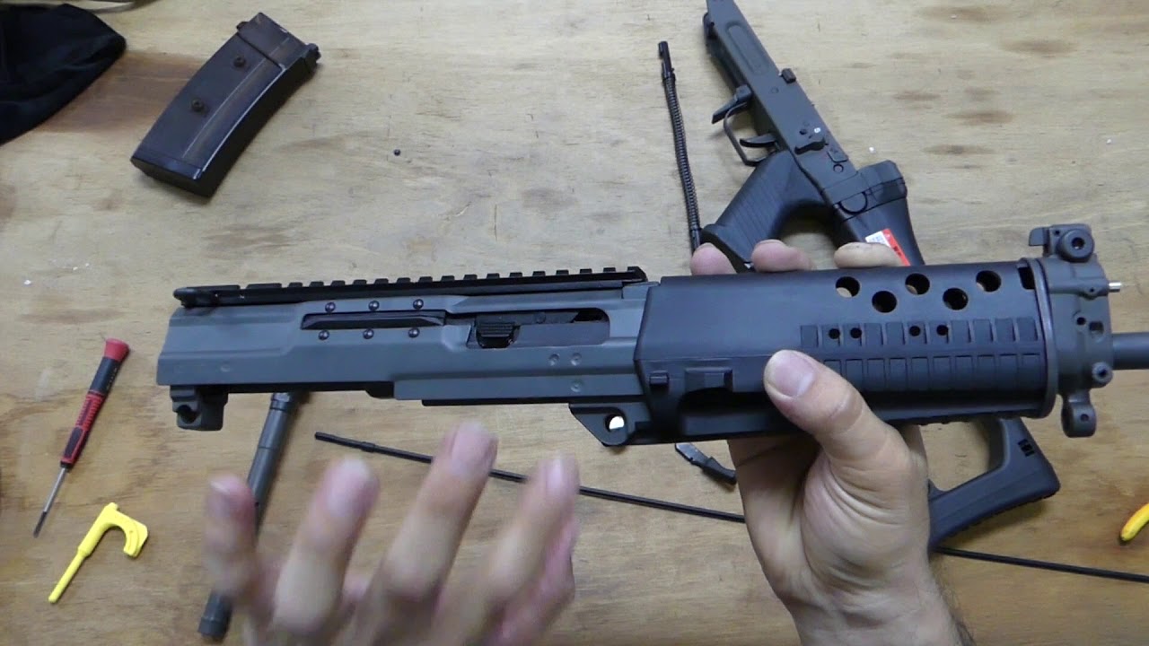 Airsoft info / 生存遊戲 新槍介紹系列「GHK 553 大部分解保養及插銷問題」
