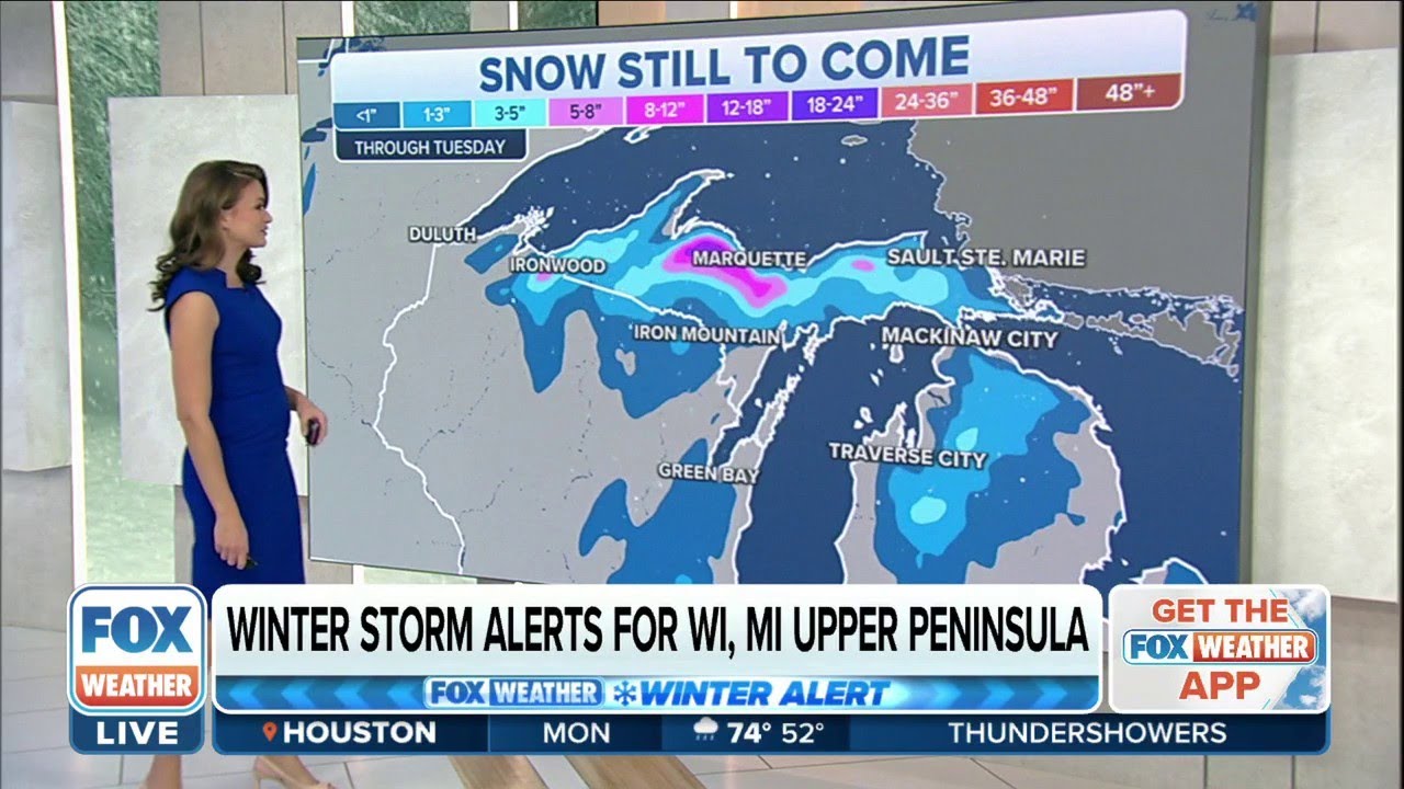 First Significant Snowstorm Of Season Expected Across Upper Peninsula Of Michigan