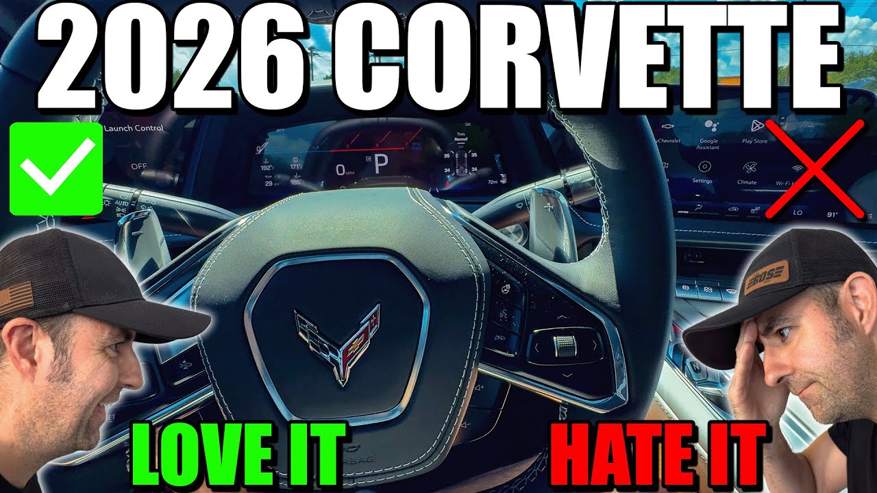 1st Drive in a 2026 C8 | Interior SHOCKS Me | The GOOD, BAD & UGLY!