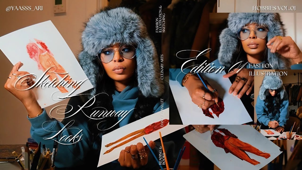 Искусство хобби: Эскизы коллекции Ferragamo Pre-Fall 2026 вместе со мной | Модная иллюстрация | В...