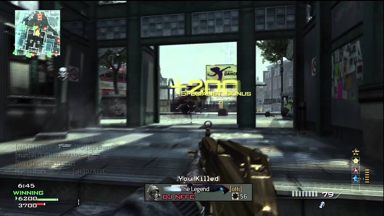 MW3: TDM with USAS-12 + M.O.A.B