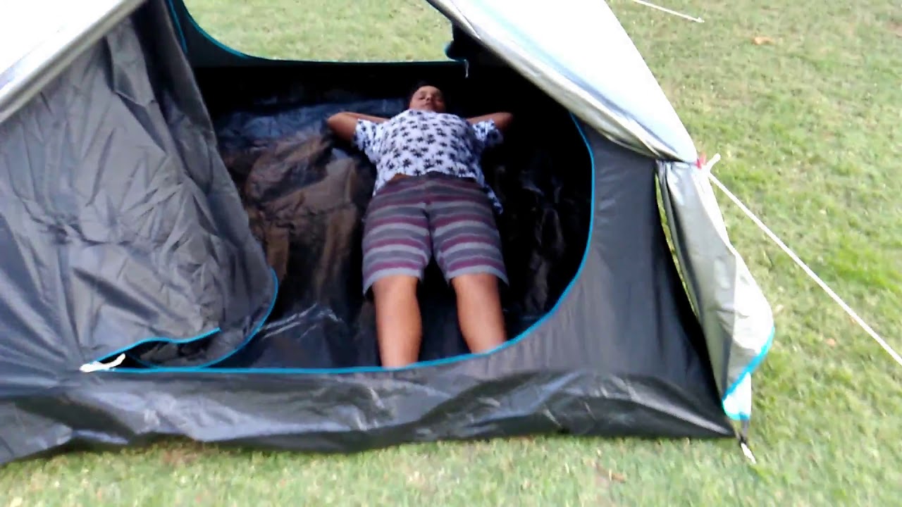 Barraca Quechua Arpenaz 3 Fresh Black, montagem muito fácil, em poucos minutos