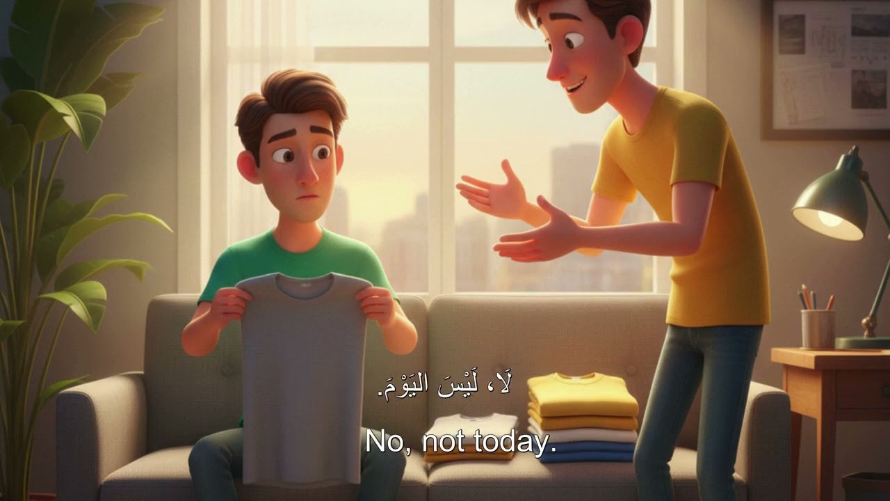 Learn Arabic Through Daily Life | Cleaning the Room Dialogue (English Translation)