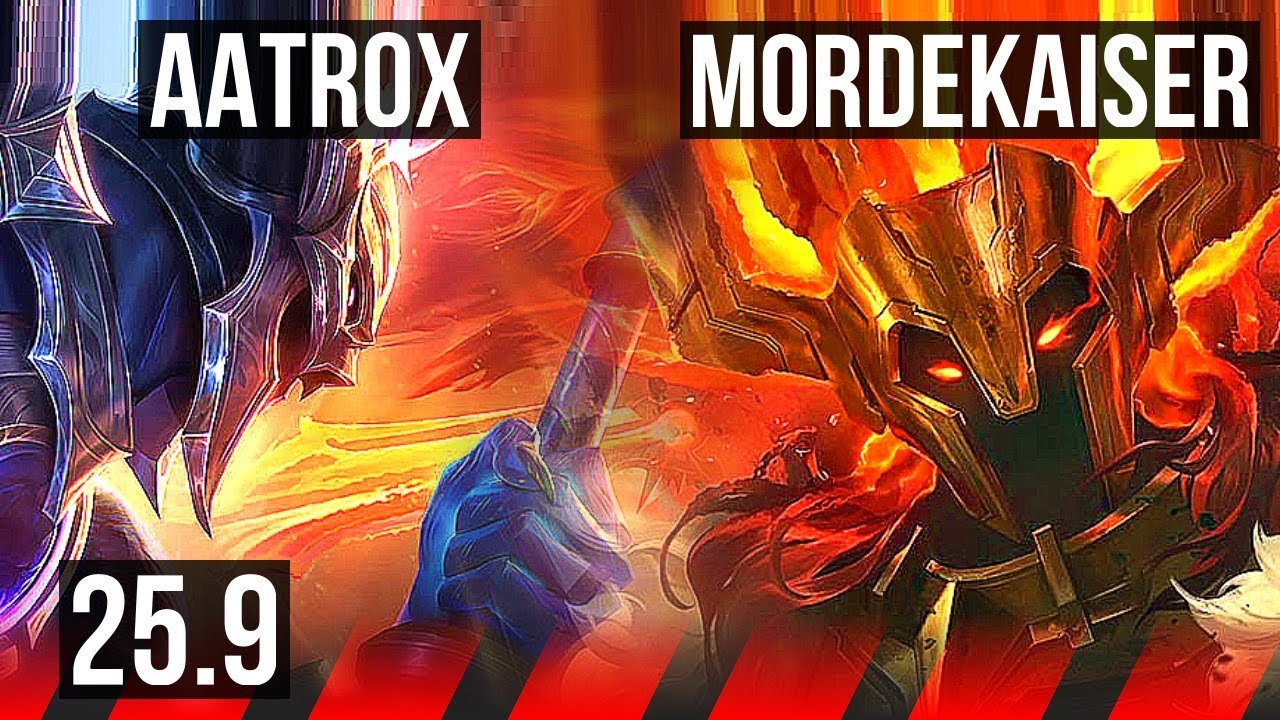 AATROX vs MORDEKAISER (TOP) | Dominating | EUW Master | 25.9