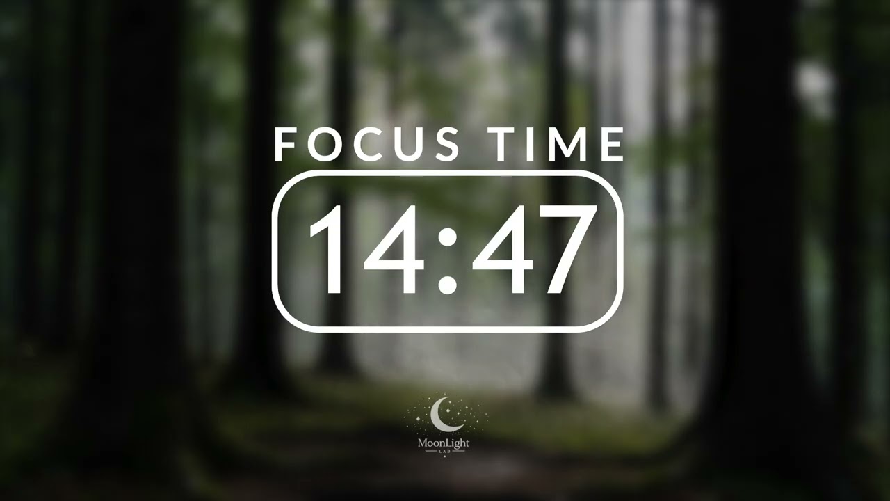 1 Hour Pomodoro Timer ⏱️ 25/5 Focus Music for Study, Work & Productivity