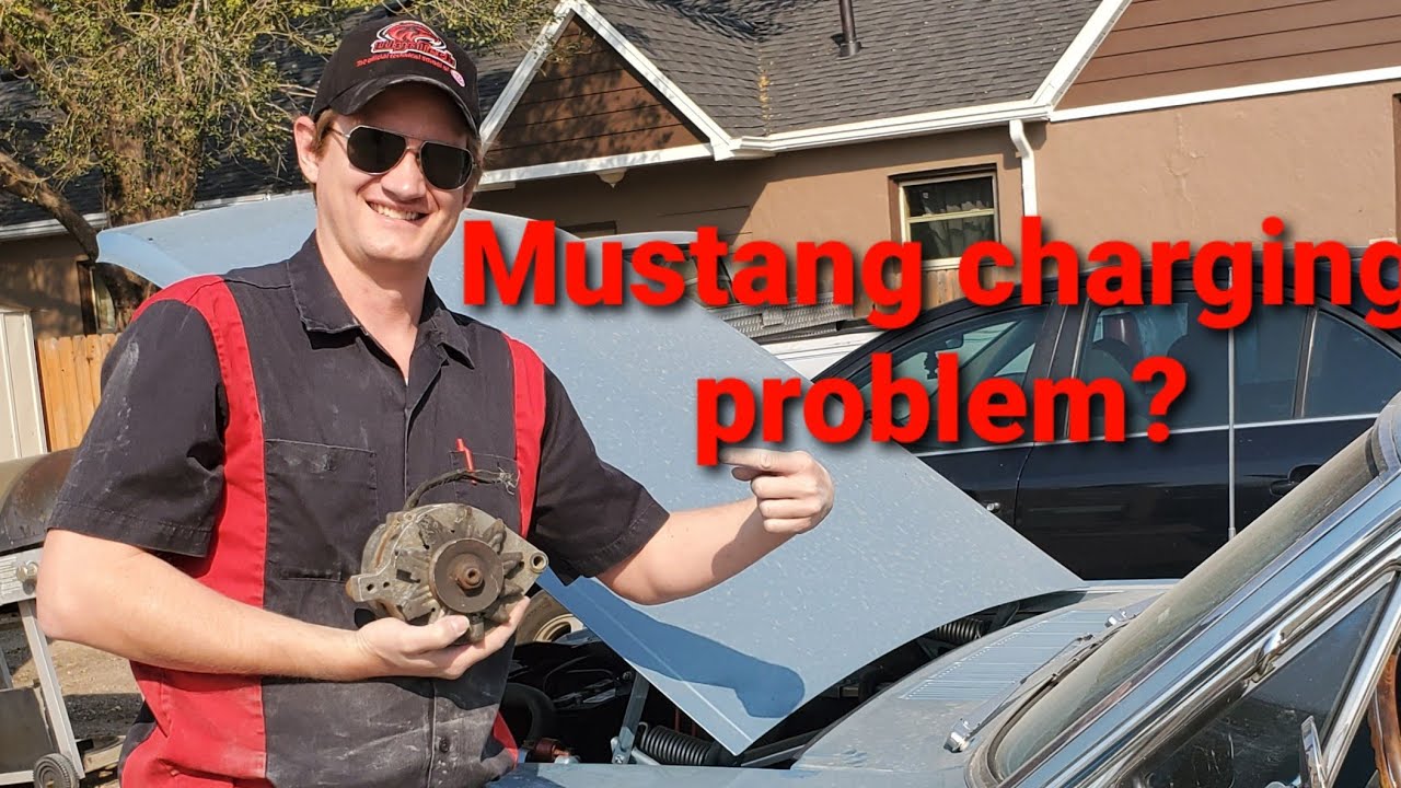 Диагностика и замена генератора и жгута проводов Ford Mustang 1965 года.