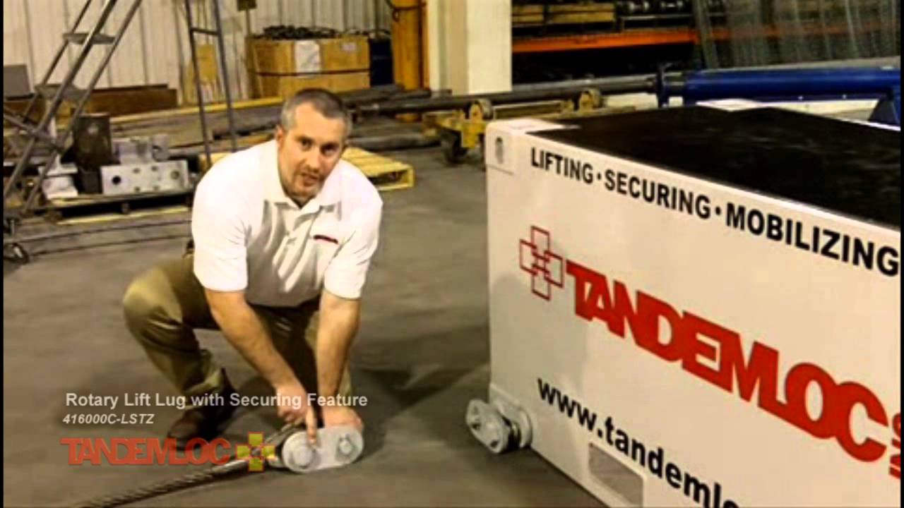 Tandemloc's Rotary Lift Lug with Securing Feature