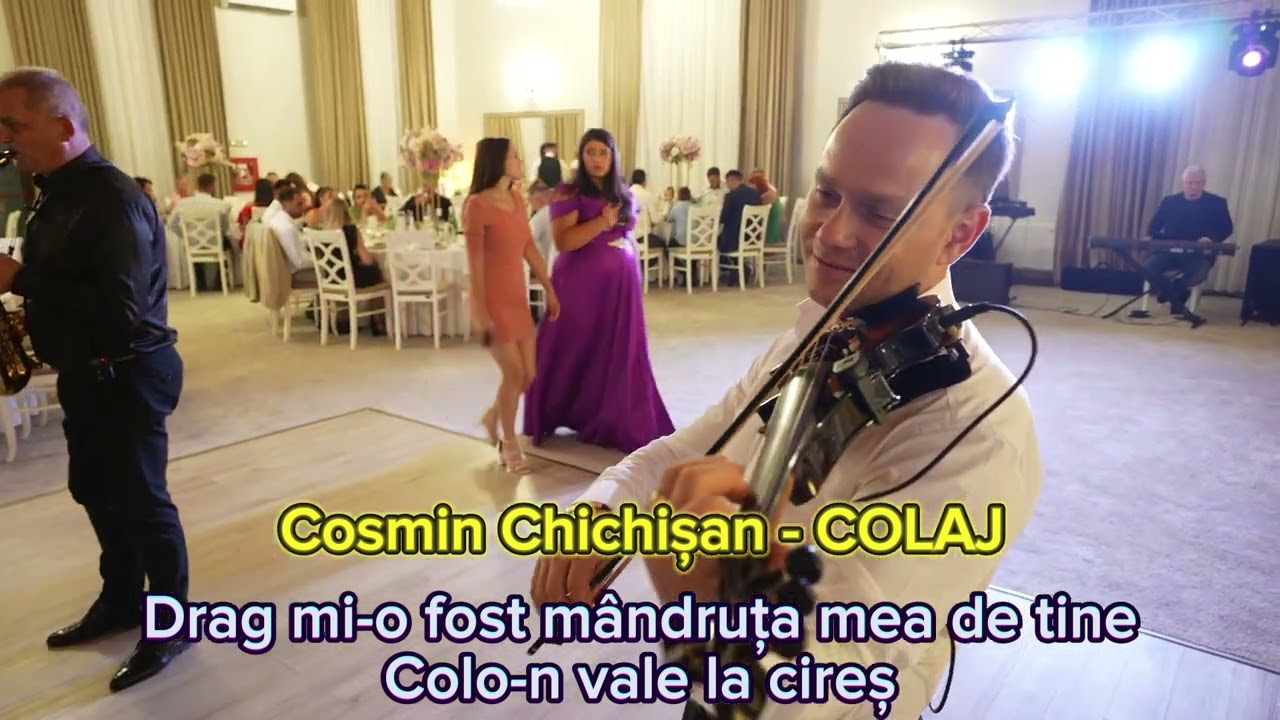 Cosmin Chichişan - COLAJ FAIN - Drag mi-o fost mândruța mea de tineColo-n vale la cireș LIVE ZALĂU
