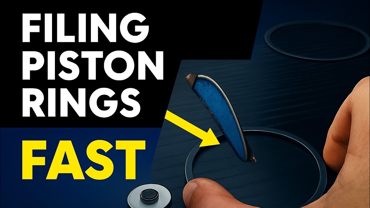 How do you filing piston rings easily | piston ring gap