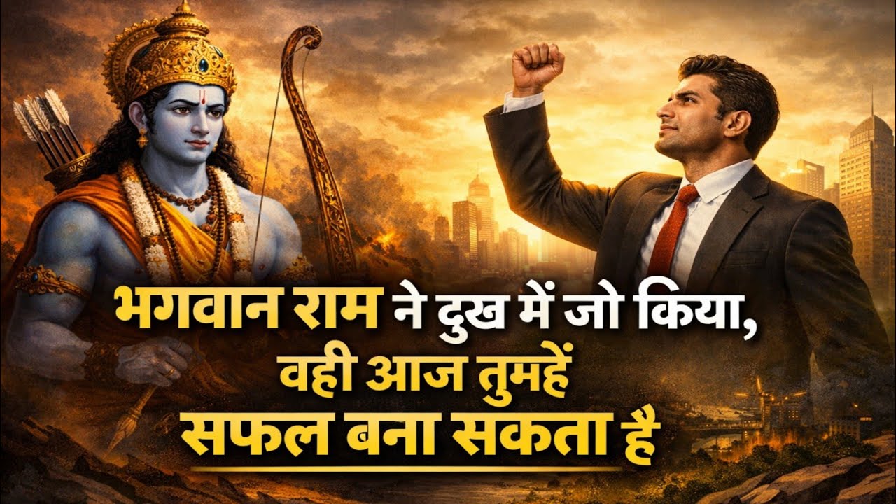 🔴 भगवान राम ने दुख में जो किया, वही आज तुम्हें सफल बना सकता है |#motivational kahani 2026,#video 