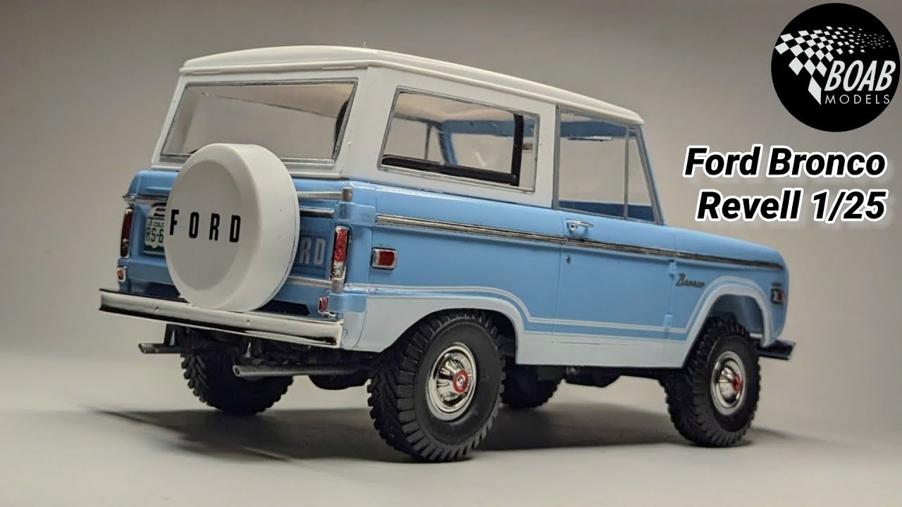 Ford Bronco — полная сборка — набор для сборки модели Revell 1/25