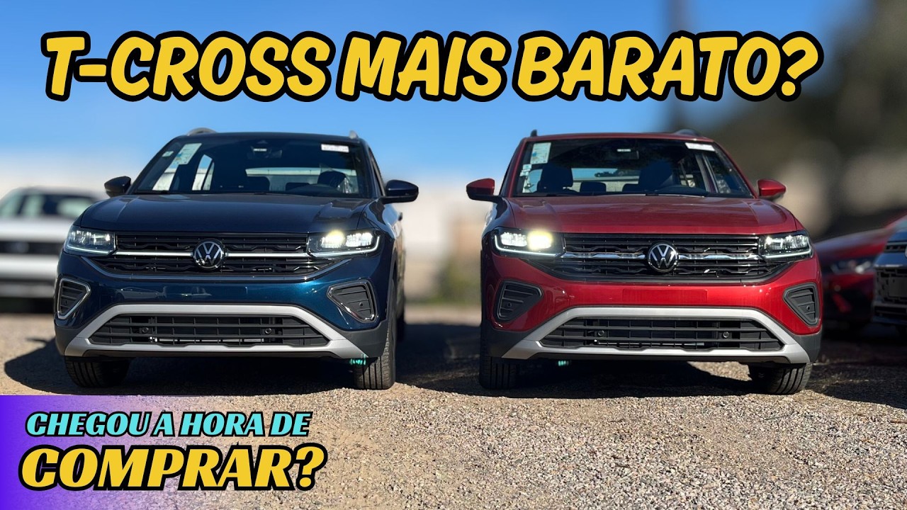 SUV DA VW COM PREÇO REDUZIDO! - T-CROSS COMFORTLINE VS HIGHLINE - CHEGOU A HORA DE COMPRAR?