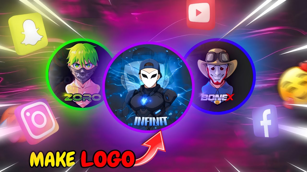 How to Make a Pro Free Fire Logo like a bonex ff 🔥 Using PicsArt – Easy Tutorial!