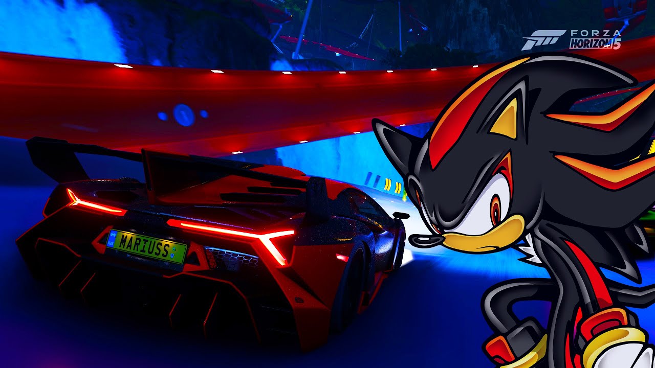 Sonic Forces Shadow DLC Recreated With Cars - White Jungle