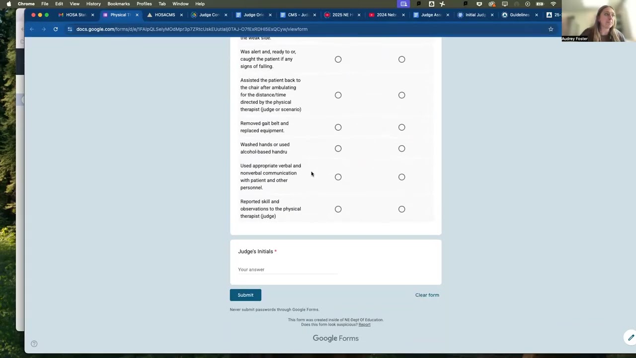 2026 Nebraska HOSA Judge Orientation Video